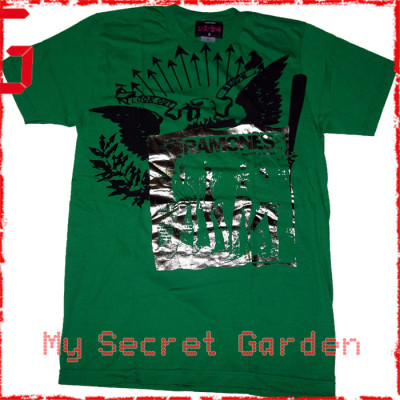 Ramones - Rocket To Russia Foil Print Official T Shirt ( Men S ) ***READY TO SHIP from Hong Kong***